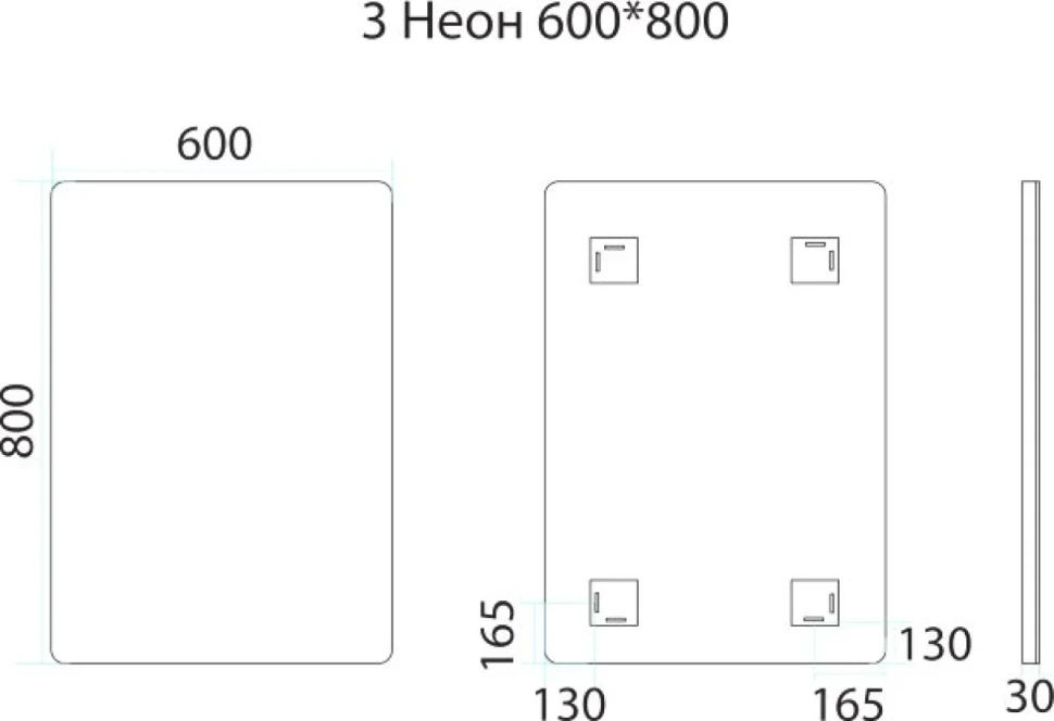 Мебель для ванной комнаты Misty Енисей 60 2 двери