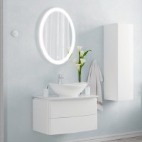 Тумба с раковиной Corozo Вико 75 Z2 подвесная, белая