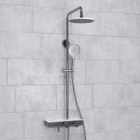 Душевая стойка Wasserkraft Aller A113.067.127.CH Thermo с термостатом, хром