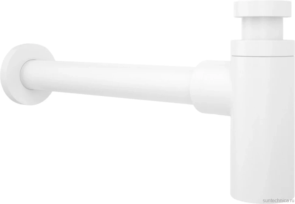 Комплект Раковина маленькая Lavinia Boho One 33310001R + Донный клапан Wellsee Drainage System 182133000 матовый белый + Сифон 182108000 белый