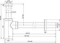 Комплект Раковина маленькая Lavinia Boho One 33310001R + Донный клапан Wellsee Drainage System 182133000 матовый белый + Сифон 182108000 белый