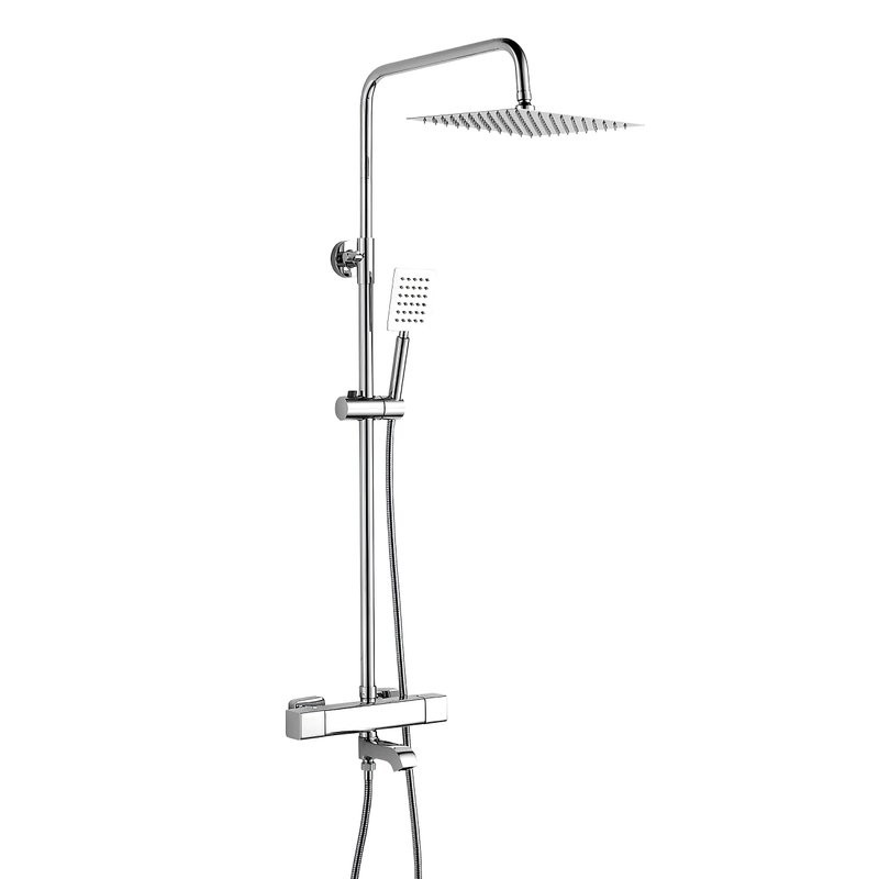 Душевая стойка Shevanik S3096 с термостатом, хром