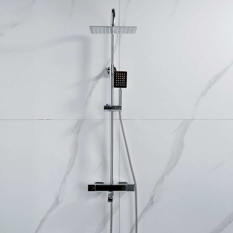 Душевая стойка Shevanik S3096 с термостатом, хром