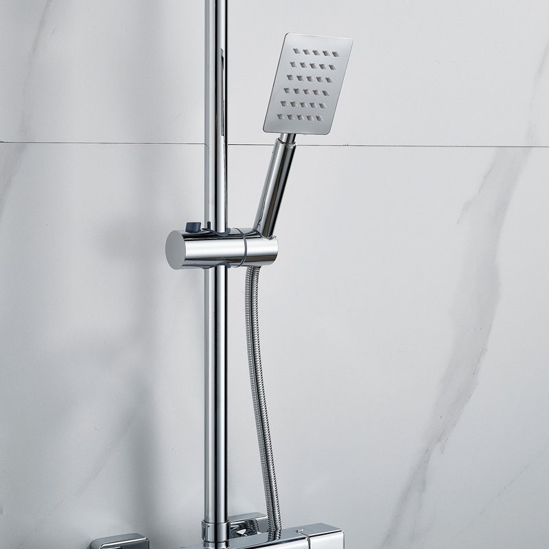 Душевая стойка Shevanik S3096 с термостатом, хром