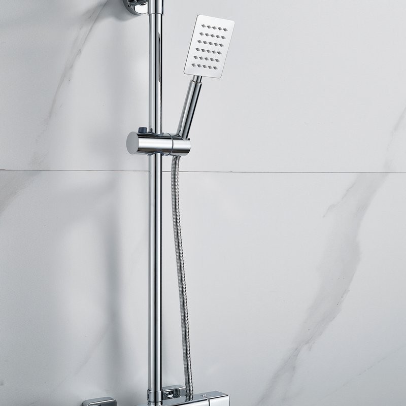 Душевая стойка Shevanik S3096 с термостатом, хром