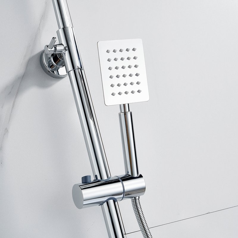Душевая стойка Shevanik S3096 с термостатом, хром