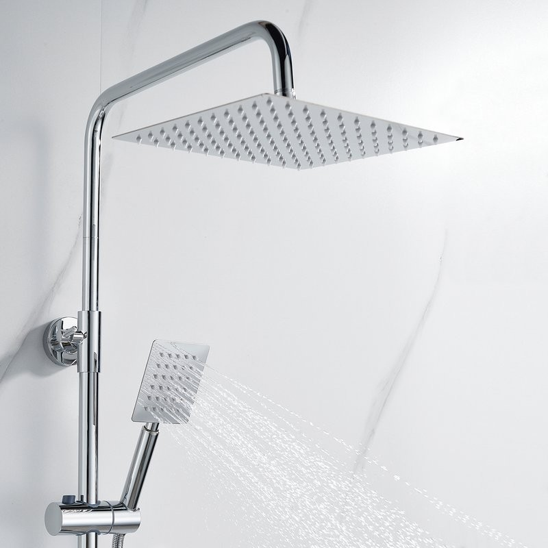 Душевая стойка Shevanik S3096 с термостатом, хром