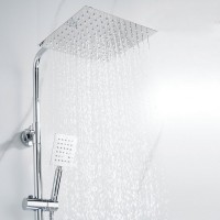 Душевая стойка Shevanik S3096 с термостатом, хром