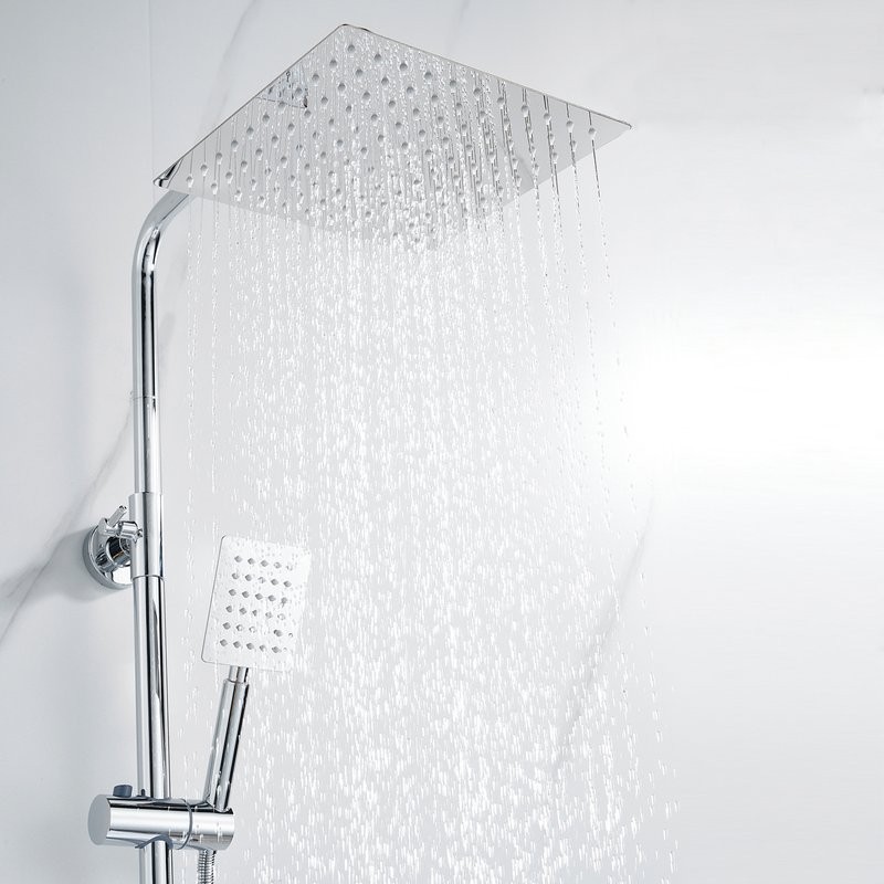 Душевая стойка Shevanik S3096 с термостатом, хром