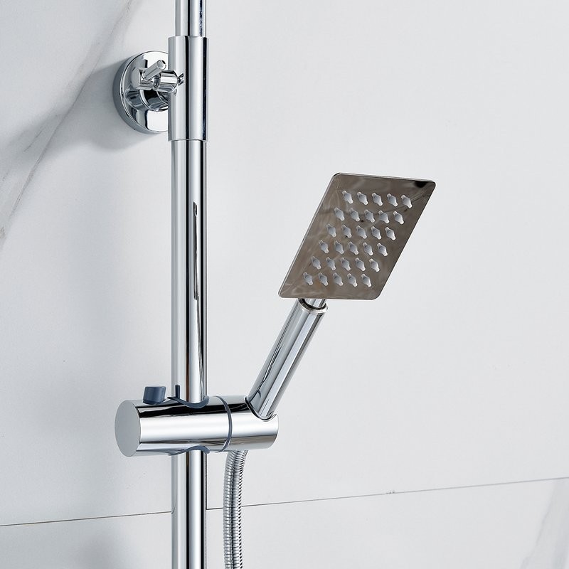 Душевая стойка Shevanik S3096 с термостатом, хром