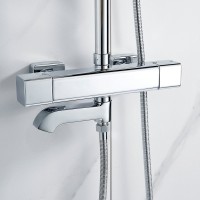 Душевая стойка Shevanik S3096 с термостатом, хром