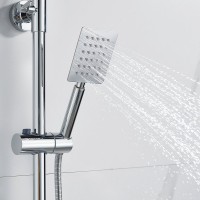 Душевая стойка Shevanik S3096 с термостатом, хром