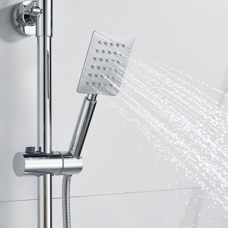 Душевая стойка Shevanik S3096 с термостатом, хром
