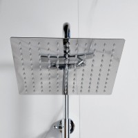 Душевая стойка Shevanik S3096 с термостатом, хром