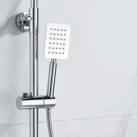 Душевая стойка Shevanik S3096 с термостатом, хром