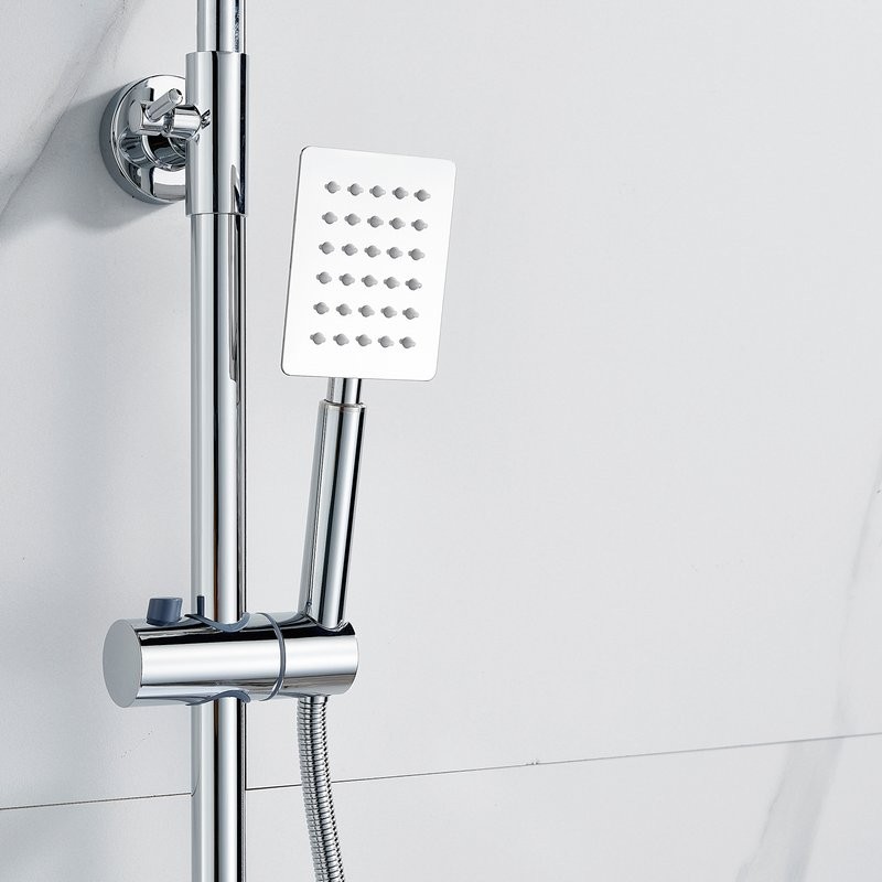 Душевая стойка Shevanik S3096 с термостатом, хром