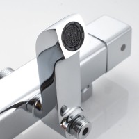 Душевая стойка Shevanik S3096 с термостатом, хром