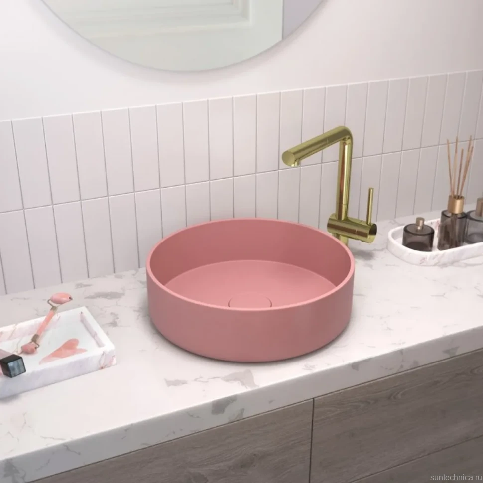 Накладная раковина Omoikiri Mira 40 RO, rose