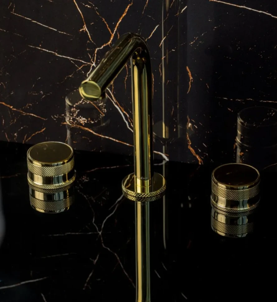 Смеситель для раковины Boheme Prestige 152-G-PR золото