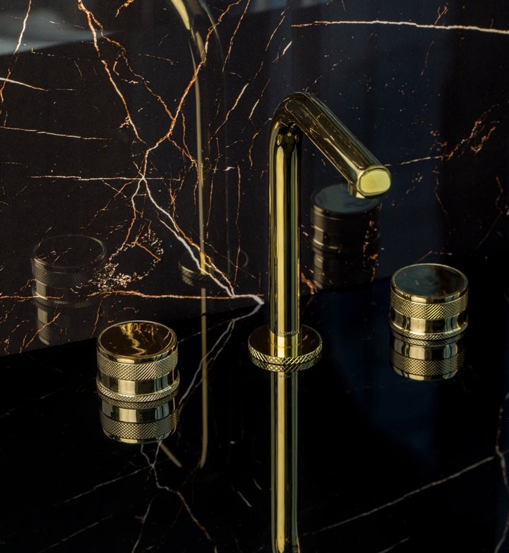 Смеситель для раковины Boheme Prestige 152-G-PR золото