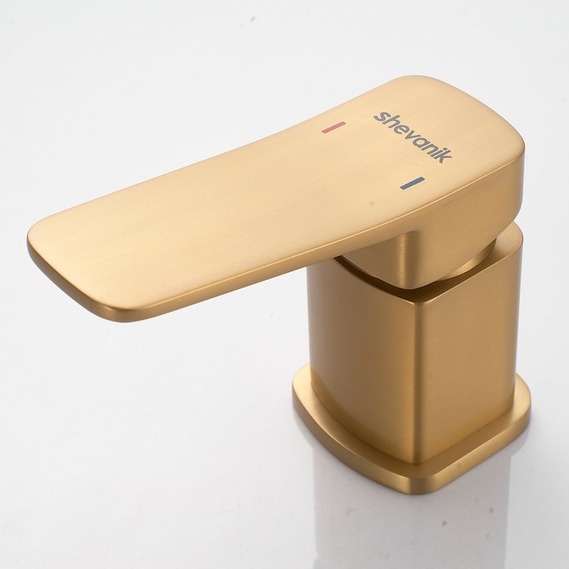 Смеситель на борт ванны Shevanik S9912G золотой сатин