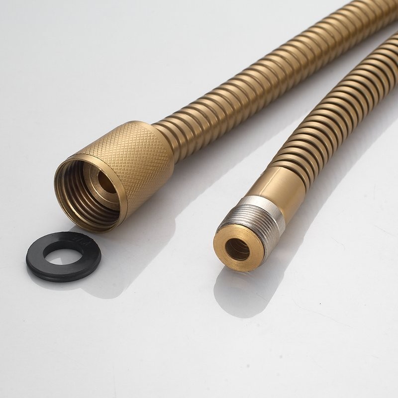 Смеситель на борт ванны Shevanik S9912G золотой сатин