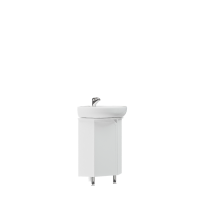 Тумба под раковину без столешницы Corozo Сириус 40 угловая, белая