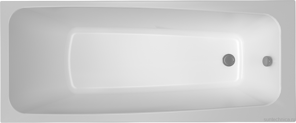 Акриловая ванна Alex Baitler Ontario 150x70 см, встраиваемая, белая, с экраном