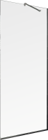 Душевая перегородка Maybahglass MGD-677-5у 109 см, профиль хром матовый, стекло прозрачное