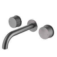 Смеситель для раковины Abber Wasser Kreis AF81122NG С ВНУТРЕННЕЙ ЧАСТЬЮ, никель