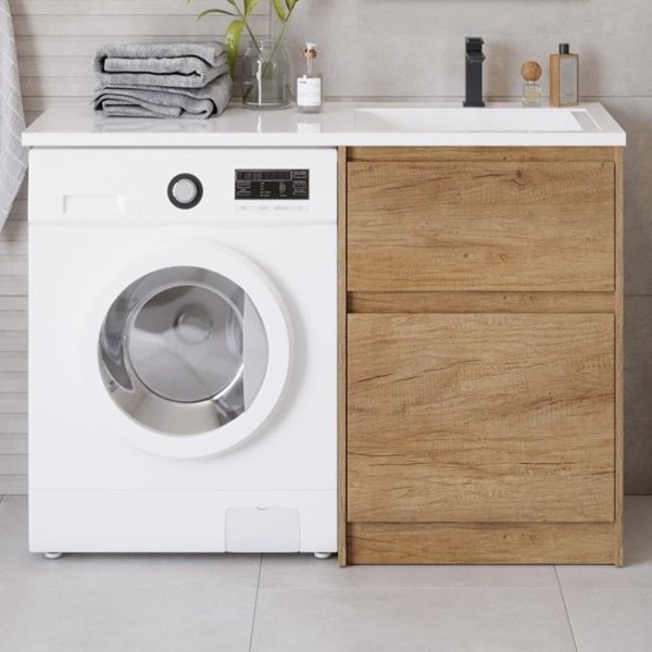 Тумба с раковиной BelBagno Kraft LVD-58/120-R rovere nebrasca nature