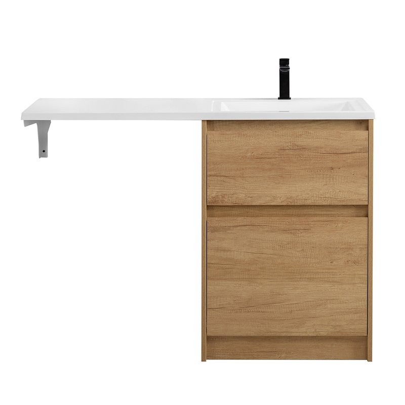 Тумба с раковиной BelBagno Kraft LVD-58/120-R rovere nebrasca nature