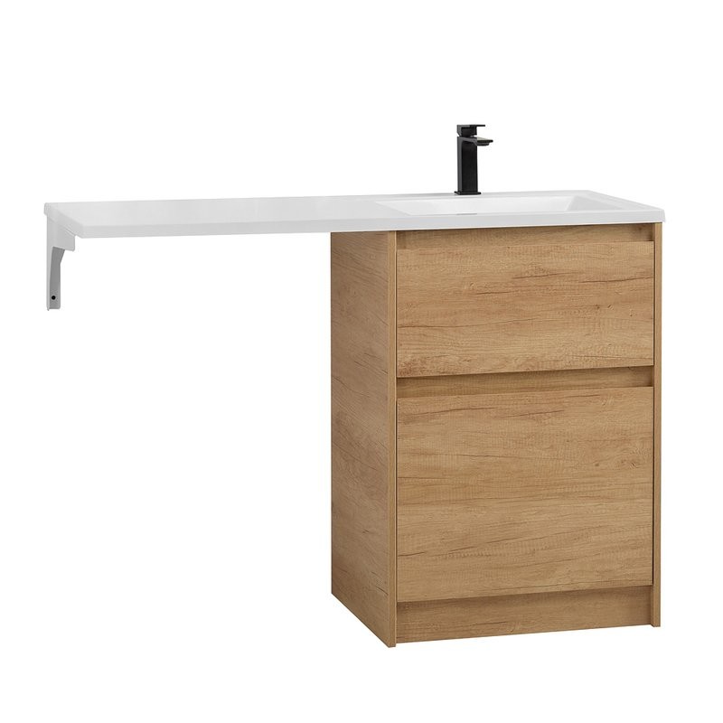 Тумба с раковиной BelBagno Kraft LVD-58/120-R rovere nebrasca nature