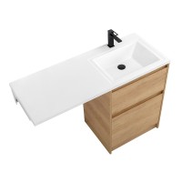 Тумба с раковиной BelBagno Kraft LVD-58/120-R rovere nebrasca nature