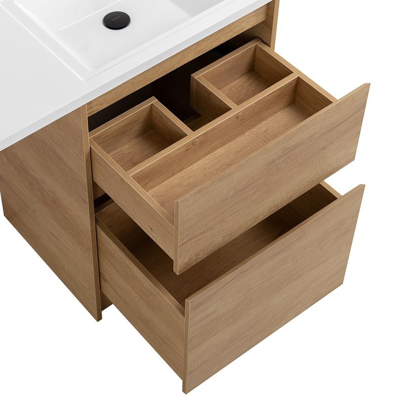 Тумба с раковиной BelBagno Kraft LVD-58/120-R rovere nebrasca nature