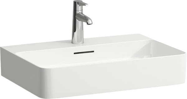 Мебельная раковина Laufen Val 8.1028.3.000.104.1 60 накладная, белая, прямоугольная, фарфор