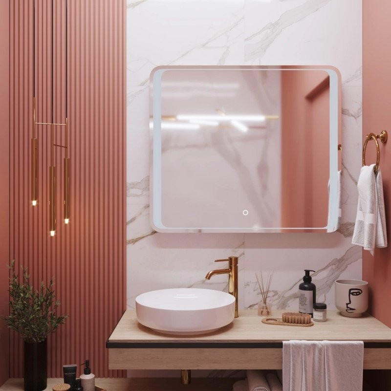 Зеркало Mixline Валерия 80 с подсветкой