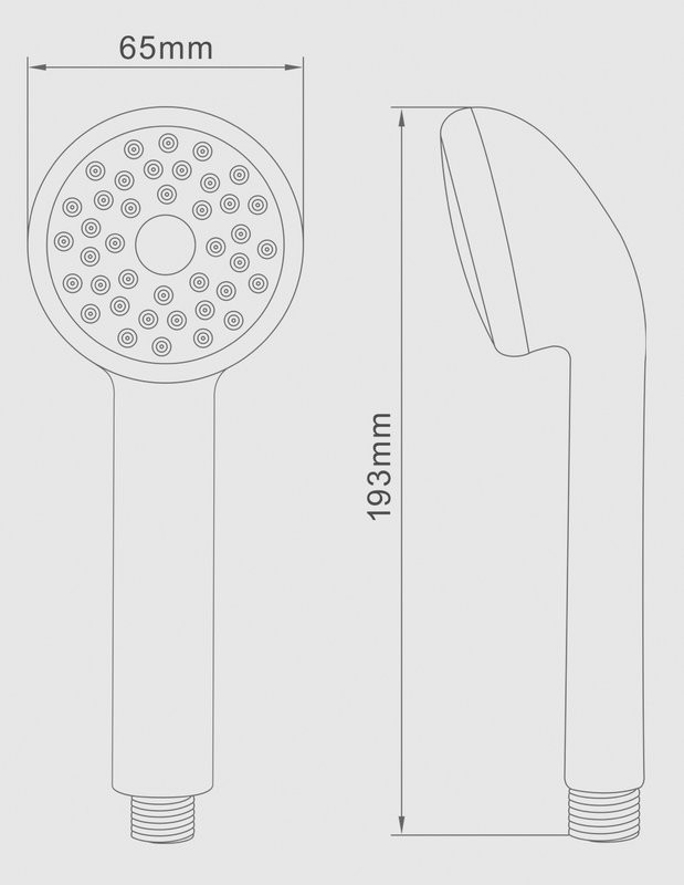 Душевая лейка Splenka S450 S450.03 хром