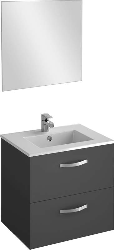 Мебель для ванной комнаты Jacob Delafon Ola 60 серый антрацит