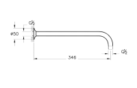 Душевой комплект VitrA Square A49309EXP С ВНУТРЕННЕЙ ЧАСТЬЮ, хром