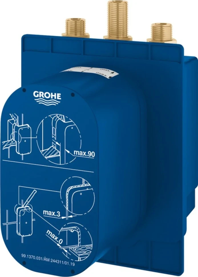 Термостатический смеситель встраиваемый Grohe Eurosmart Cosmopolitan E Special 36456000 С ВНУТРЕННЕЙ ЧАСТЬЮ, хром