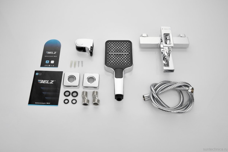 Смеситель для ванны с душем BELZ B658 B60658 хром