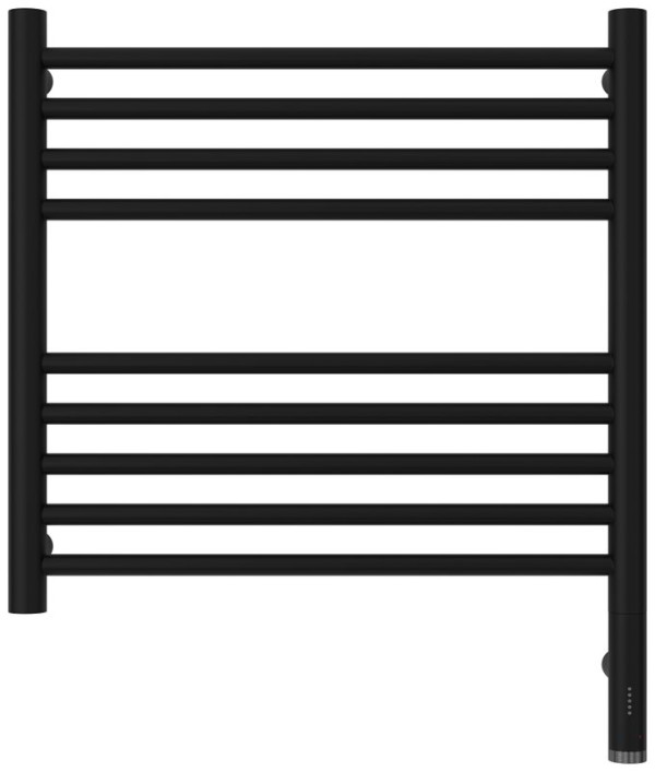 Полотенцесушитель электрический Сунержа Богема 3.1 31-6005-5050 60x55 см, подключение справа, матовый черный, лесенка