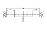 Душевой шланг Splendy AA214MABM матовый черный