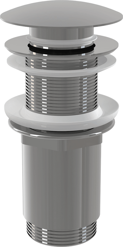 Донный клапан для раковины AlcaPlast A395 без перелива, хром