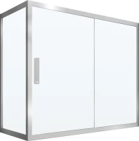 Шторка на ванну Kubele DE019 PR-CLN-CH 150х70 см, профиль хром