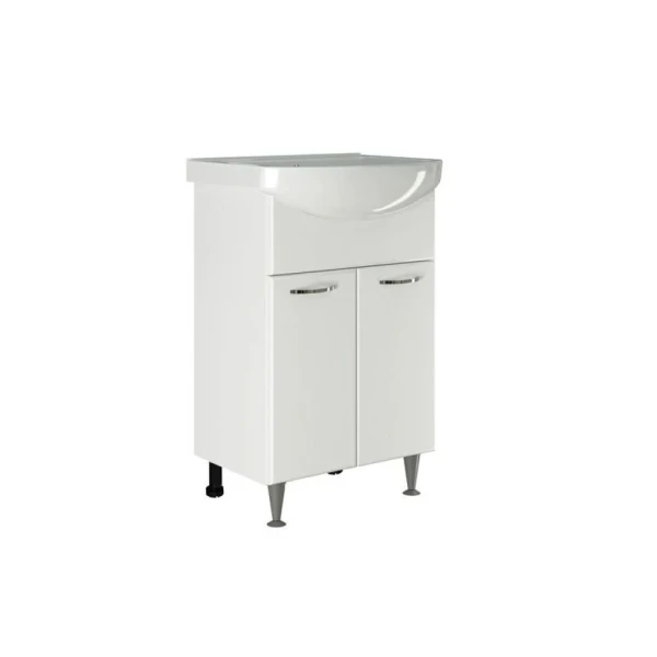 Тумба для ванной "СТАНДАРТ-55" под раковину Уют-55 (Rosa) (ПВХ)