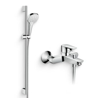 Душевой комплект Смеситель Hansgrohe Talis E 71740000 + Гарнитур Croma Select E Multi 26590400