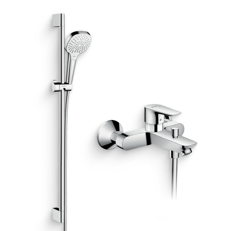 Душевой комплект Смеситель Hansgrohe Talis E 71740000 + Гарнитур Croma Select E Multi 26590400