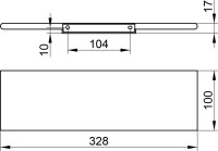 Полка Keuco Edition 400 11558